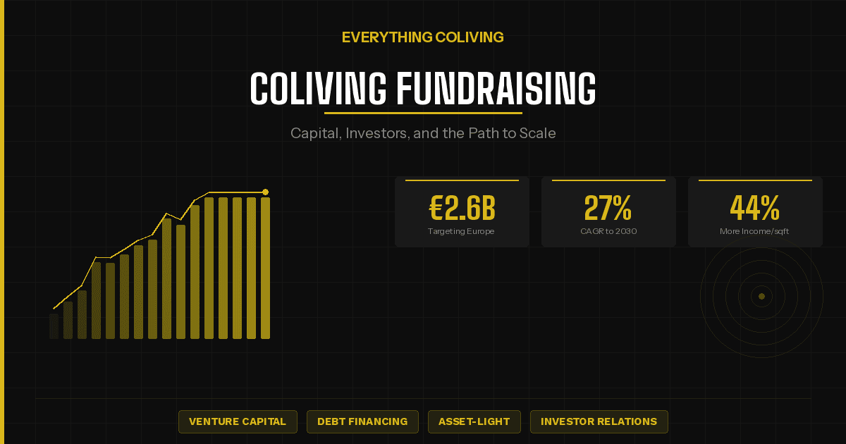 4. Securing Capital: Fundraising Strategies for Coliving Businesses