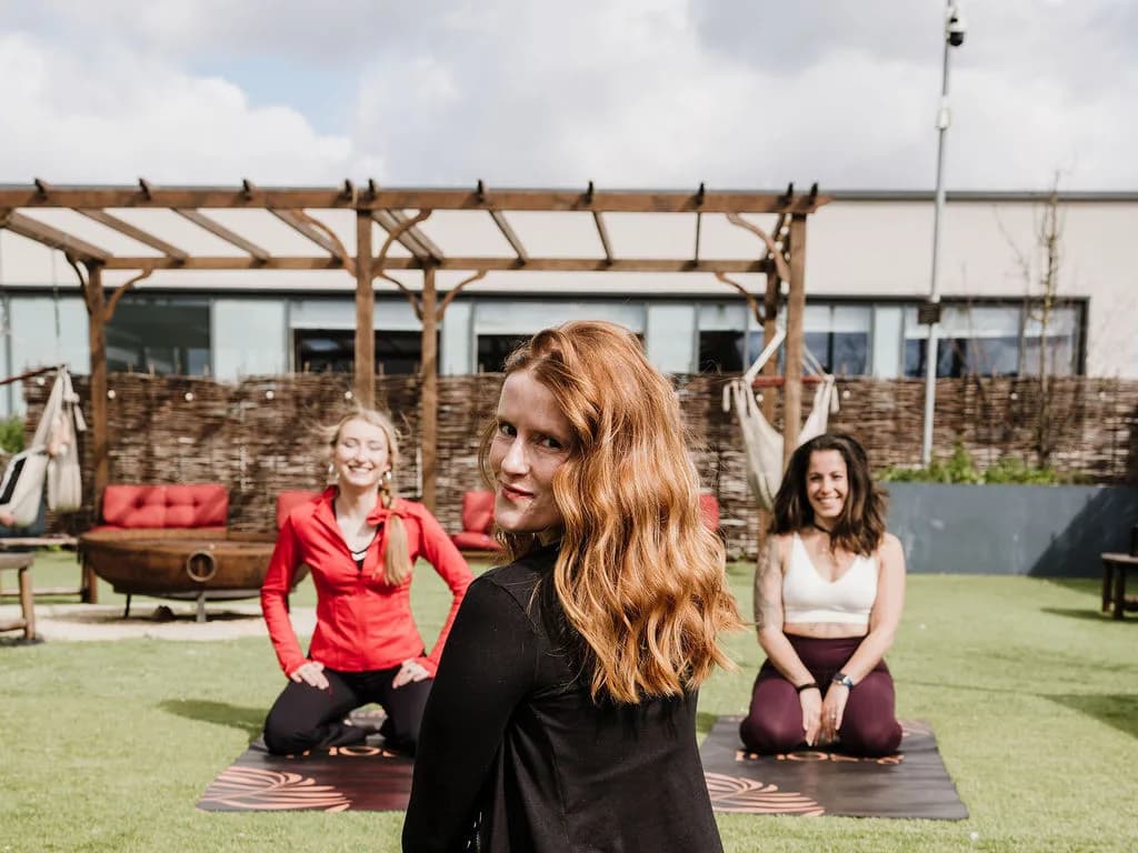 Rooftop yoga at AndSoul The House, Southall